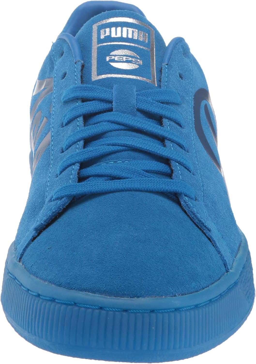 Puma Unisex-Adult Suede Classic Sneaker, Clean Blue Silver, 11 M US
