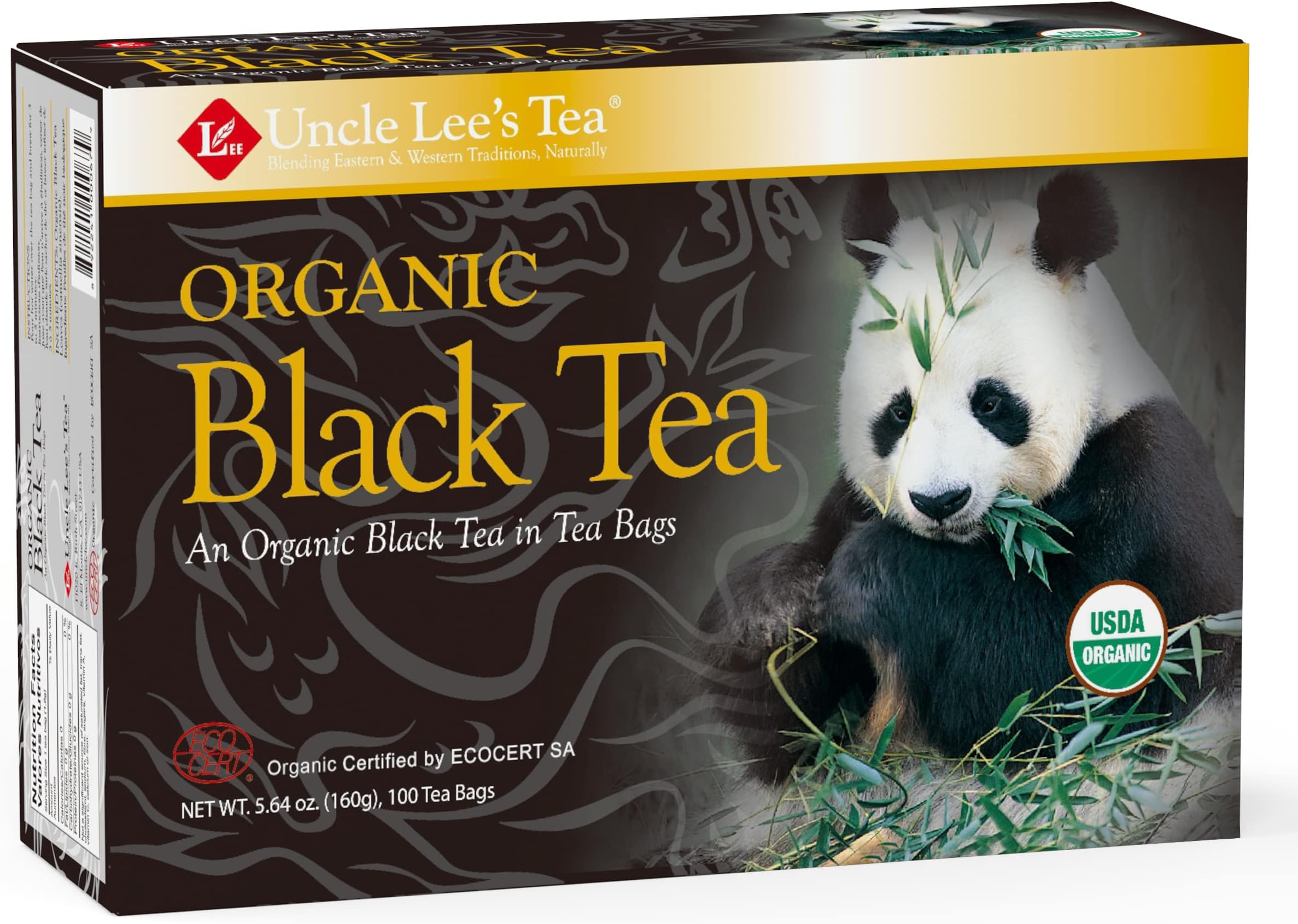 Amazon.com : Uncle Lee's Tea Organic Black Tea - Premium Tea, Full ...