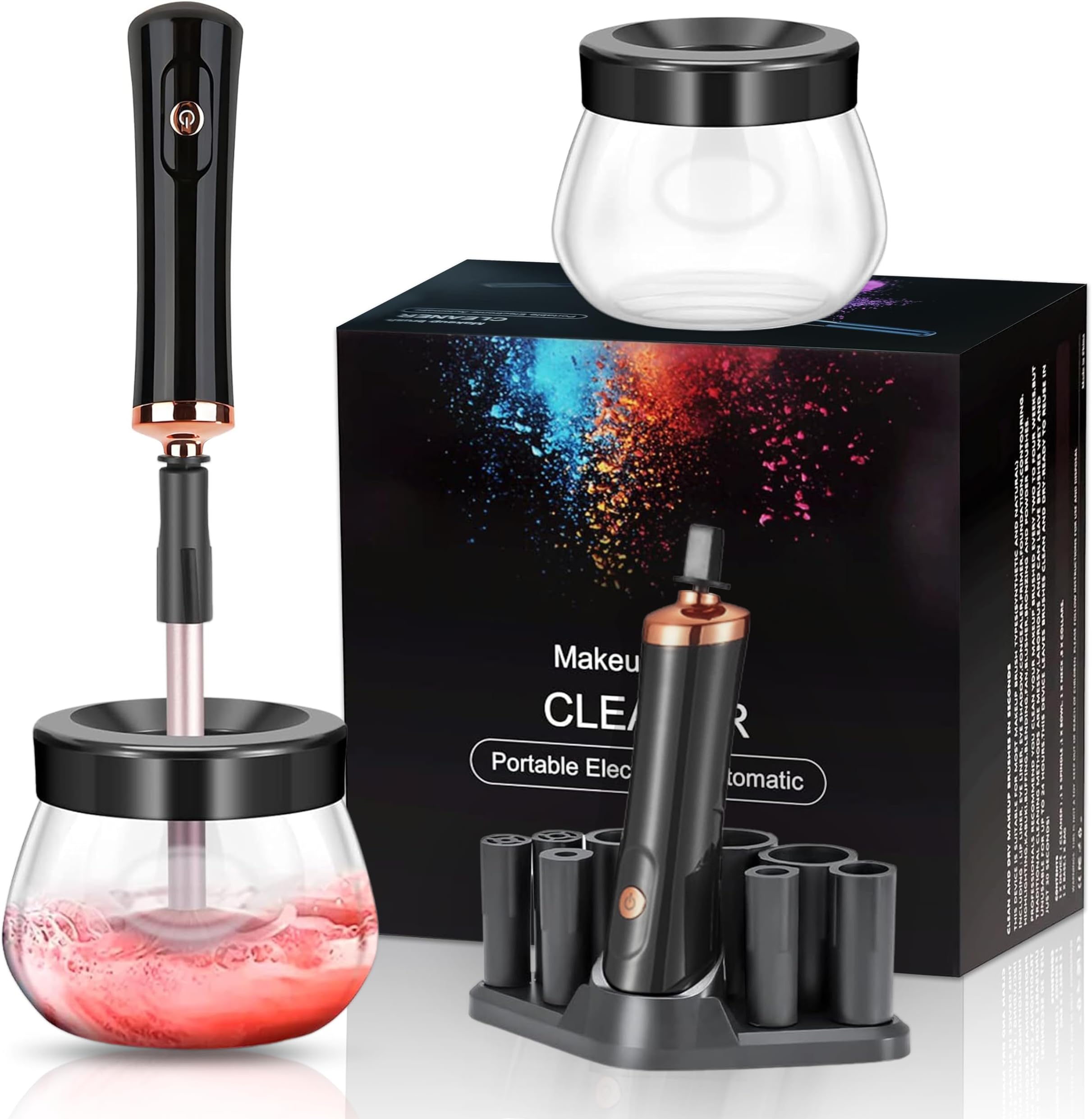 Electric Makeup Brush Cleaner and Dryer Automatic