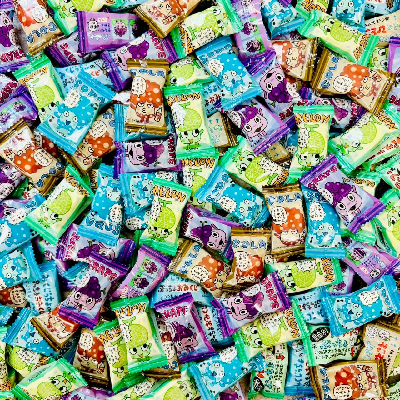 Amazon.co.jp: △UHA味覚糖 ぷっちょ 4種アソート 約100個入り 大容量