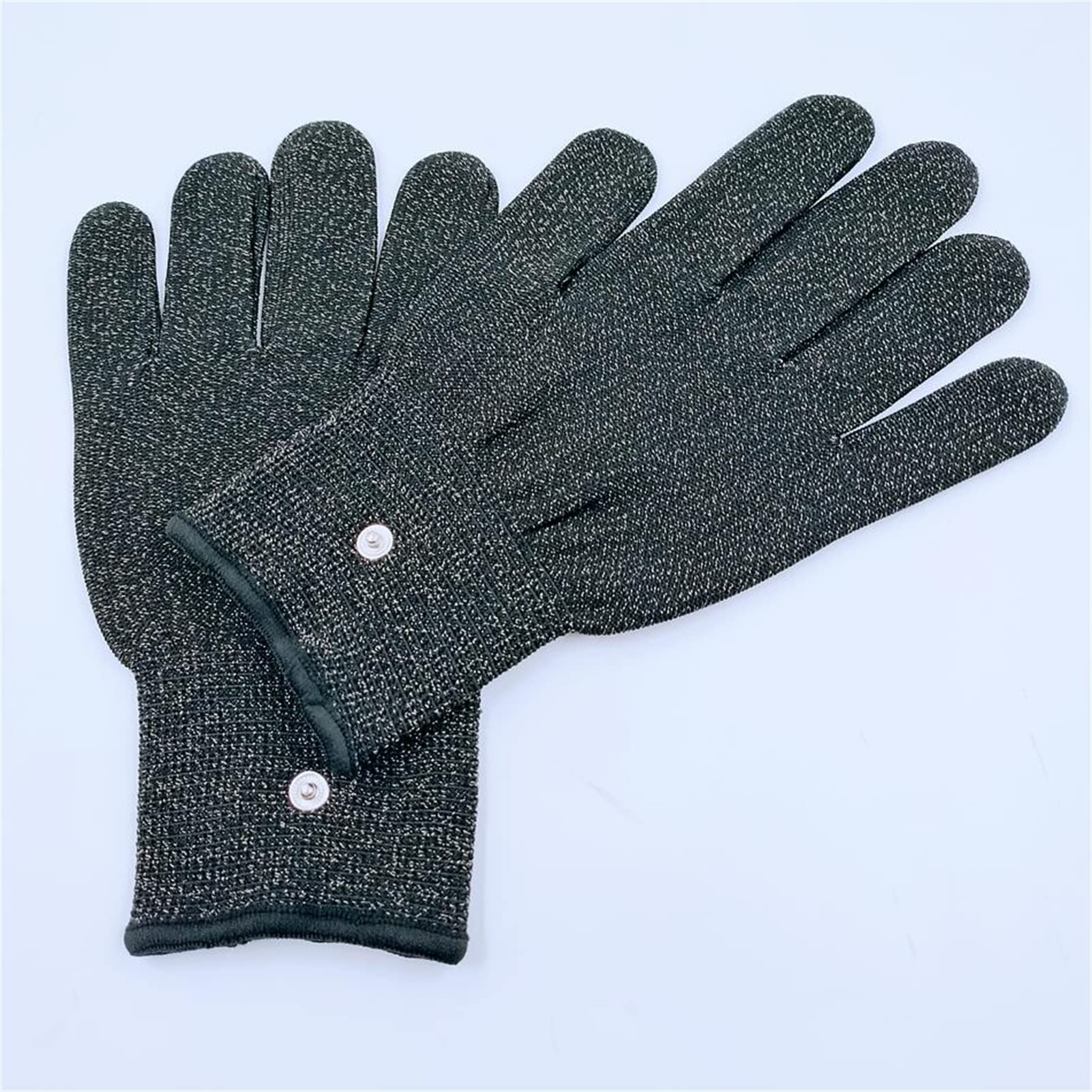 2 UNIDS Guantes de protección de radiación electromagnética de Fibra de Plata, guantes conductores Negros con Cordones, guantes conductores estériles, guantes conductores.