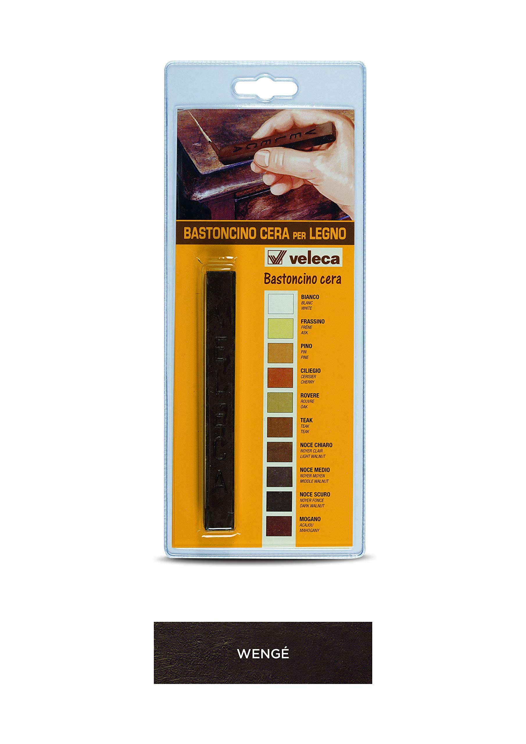Veleca BASTONCINO Wengé - CERA PER RITOCCO LEGNO