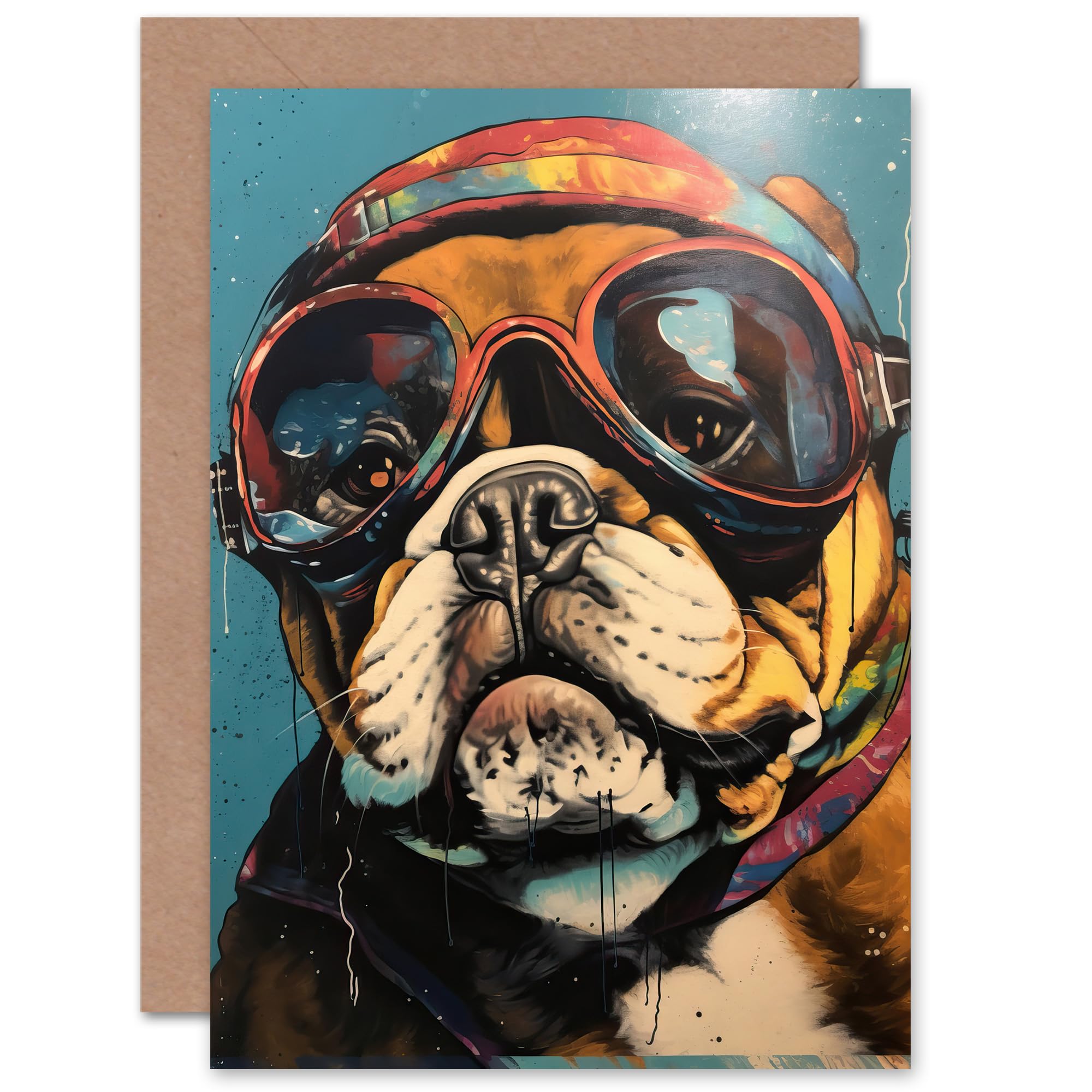 Artery8 Cool Dog Bulldog For Him Or Her Man Woman Birthday Thank You