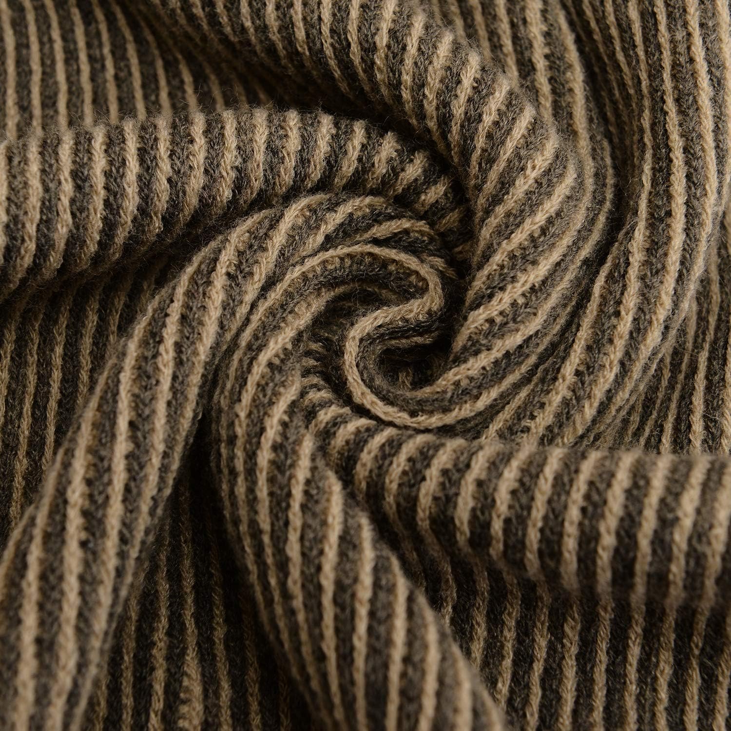 Fomolom Womens Poncho Sweater V Neck Knitted Pullover Shawls Wraps Capes with Fringes Gifts for Women Mom - Image 5