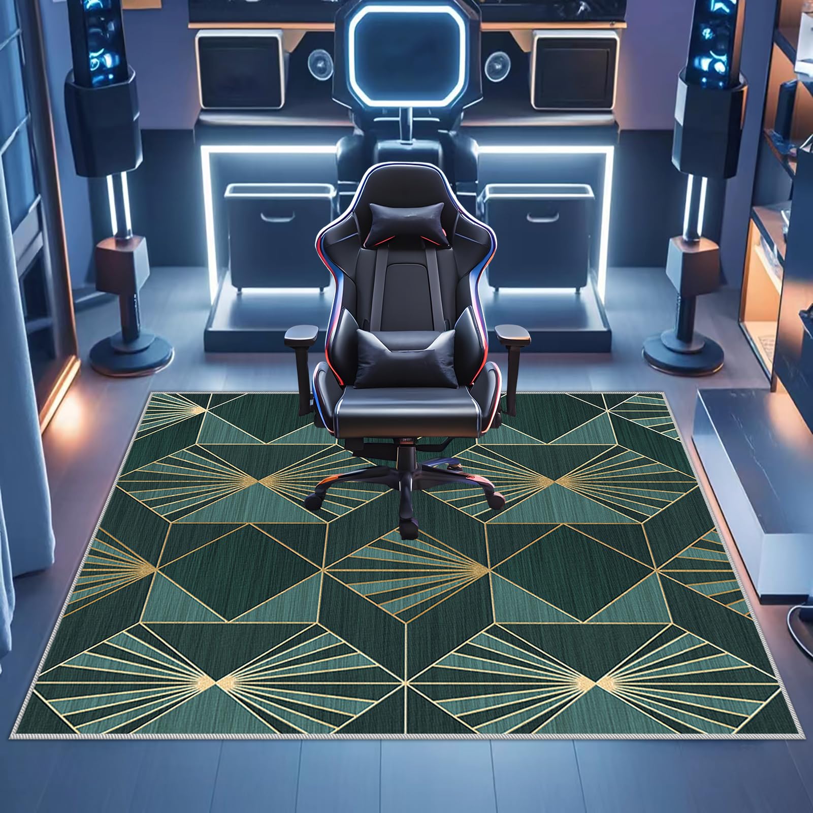 120 x 140 cm Alfombra para Silla de Oficina para Suelos Duros Parquet Laminado y Azulejos Alfombra Gaming Suelo, Alfombrilla Protector Suelo Silla Ruedas, Alfombras de Escritorio