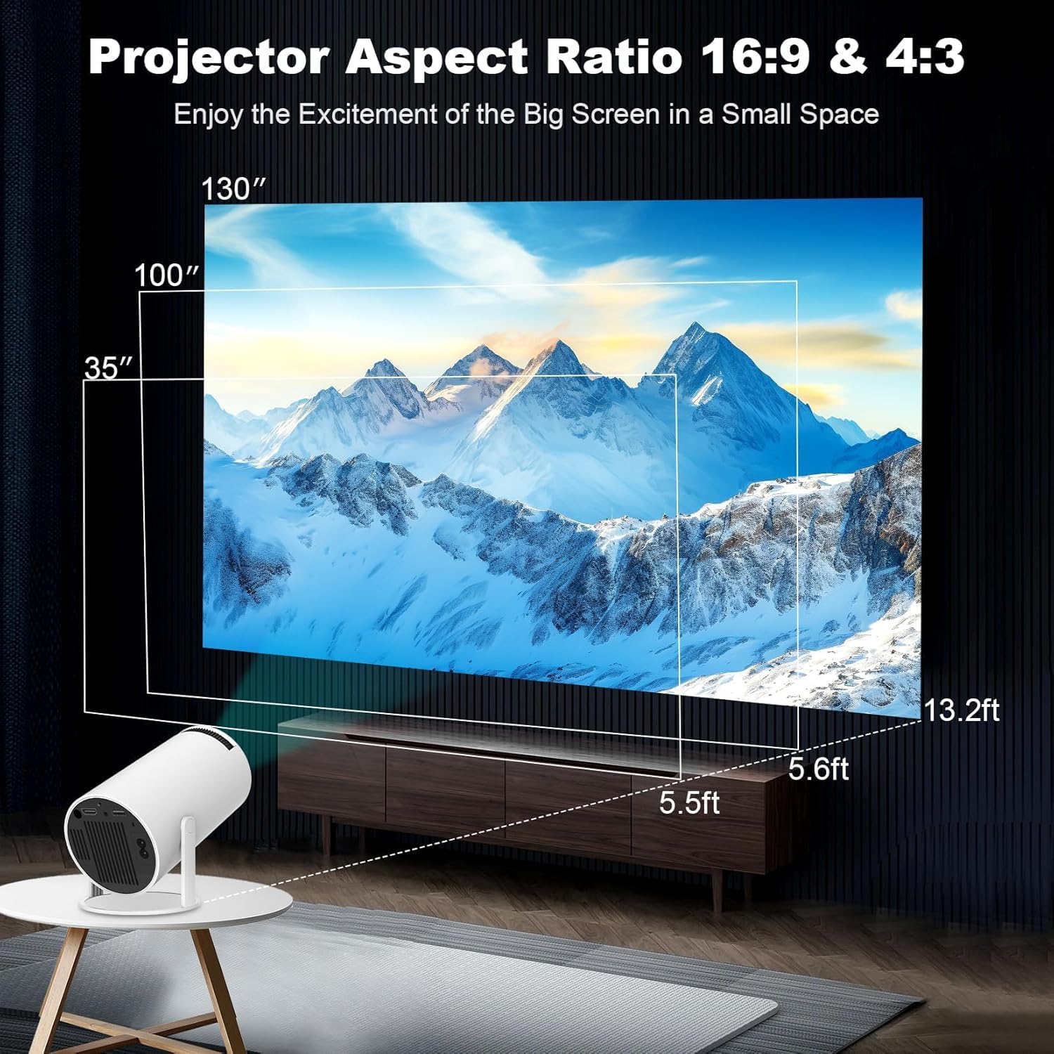 Amazon.co.jp: プロジェクター 家庭用 Ameg【Android TV11.0搭載
