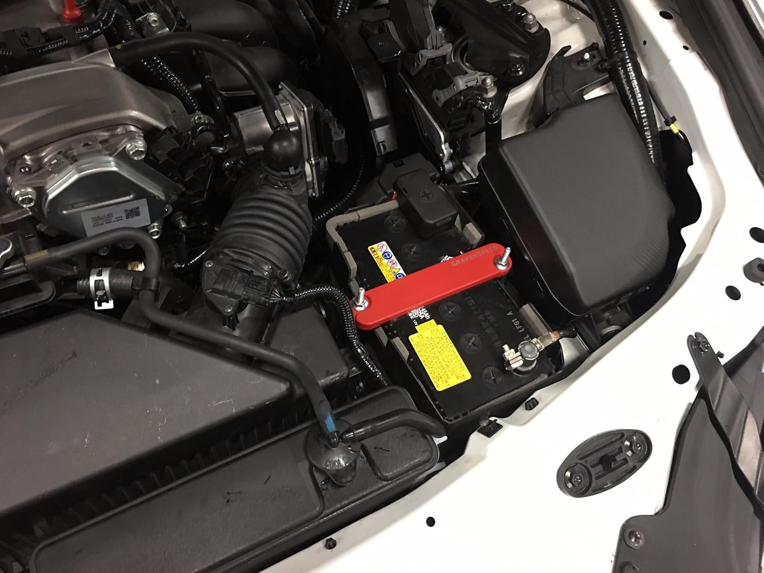 CravenSpeed Battery Tie-Down for Mazda ND MX-5 Miata 2016-2025 | Made from Lightweight Aluminum | Strong and Secure | Machined and Powdercoated in the USA