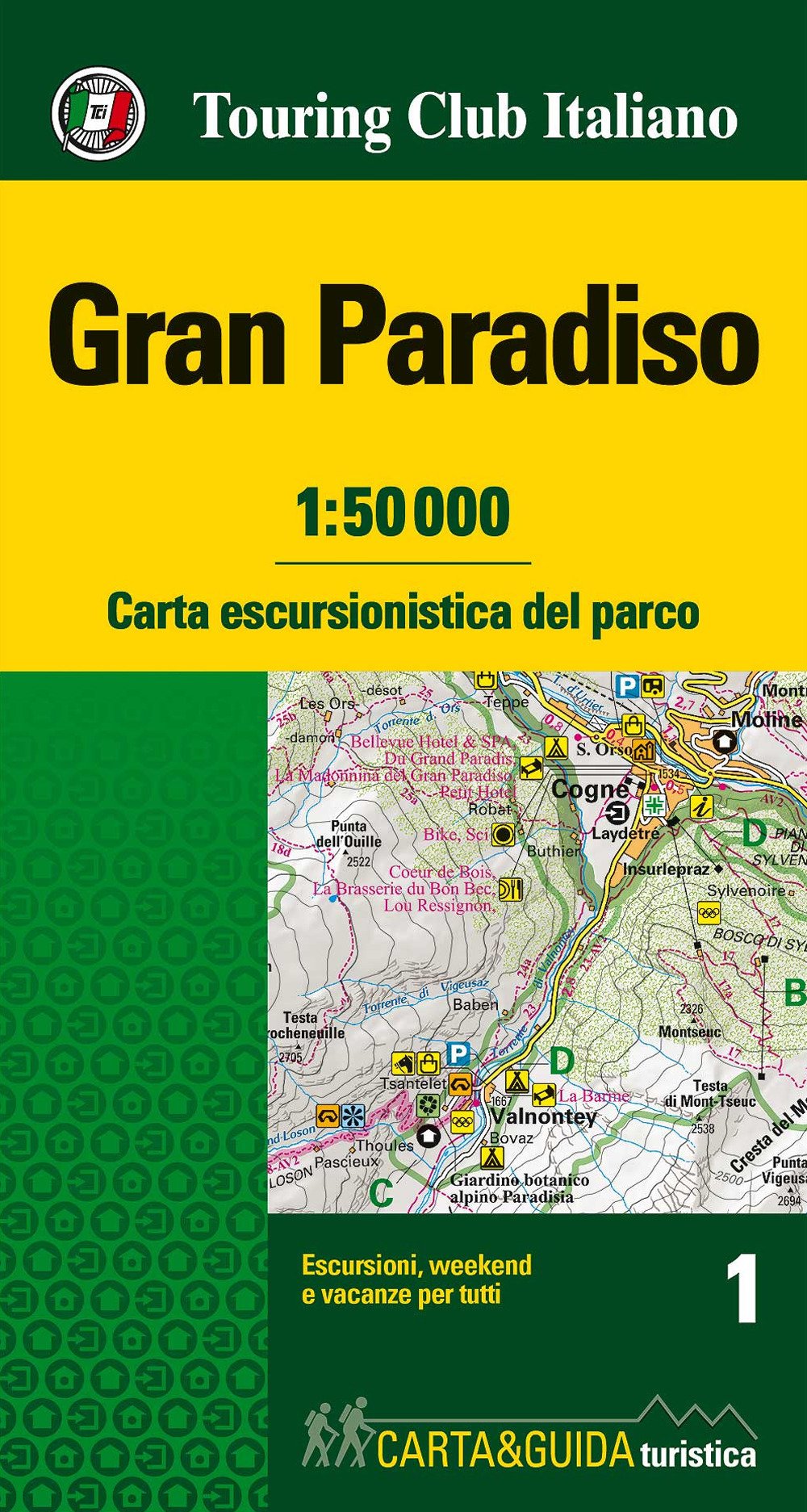 Gran Paradiso 1 map&guide (Carta & guida)
