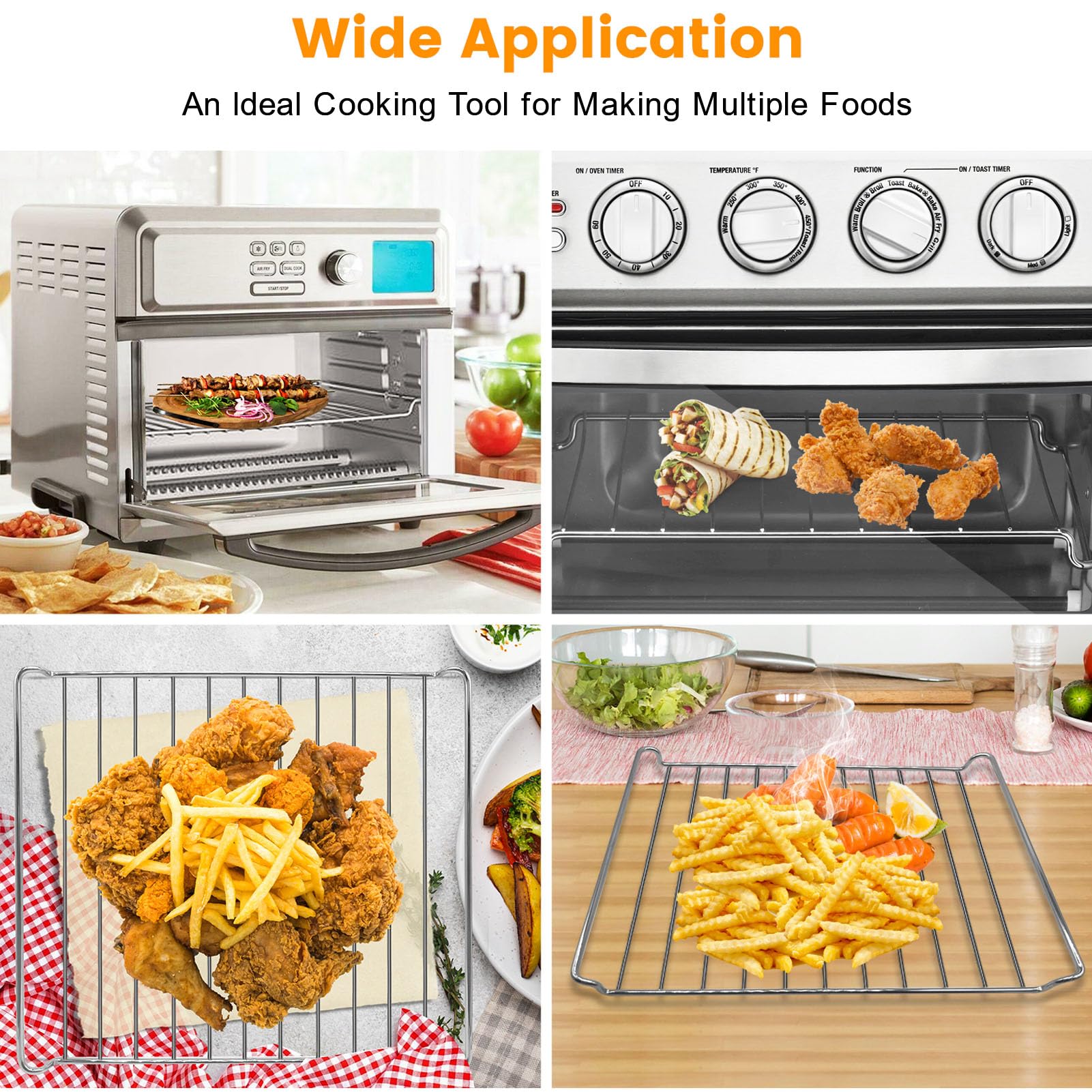 Amazon.com: GWYXC Air Fryer Wire Rack for Cuisinart TOA-60 65 70