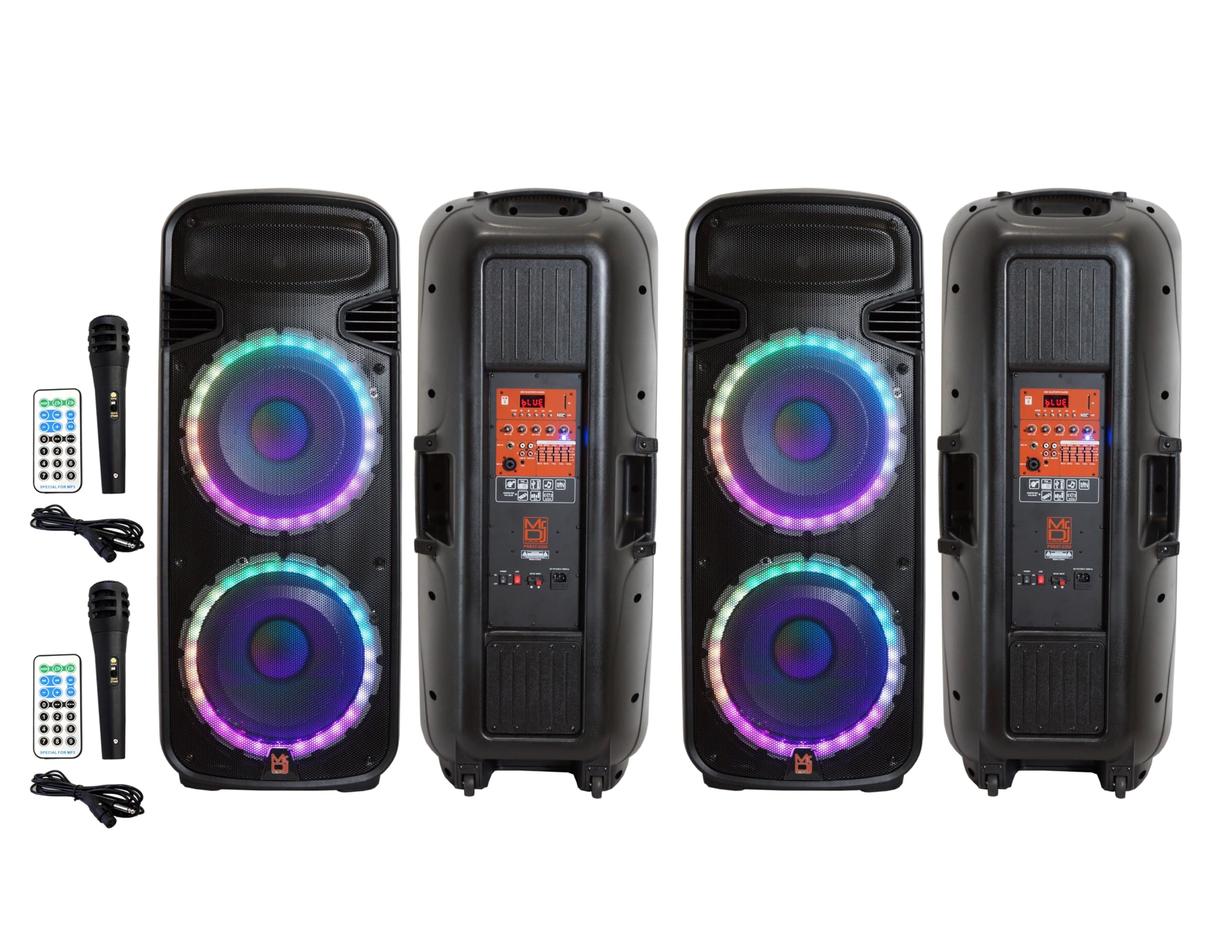 2 MR DJ PSBAT6200 Dual 15