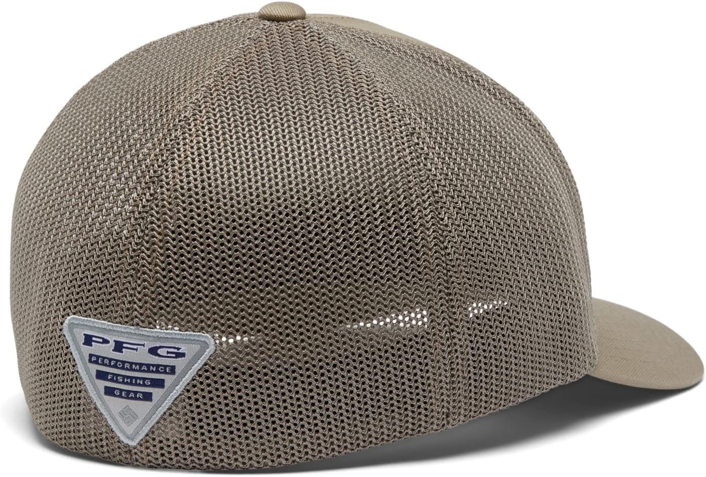 Columbia PFG Mesh Canada Fish Flag Stretch-Fit Hat Large-X-Large Tusk