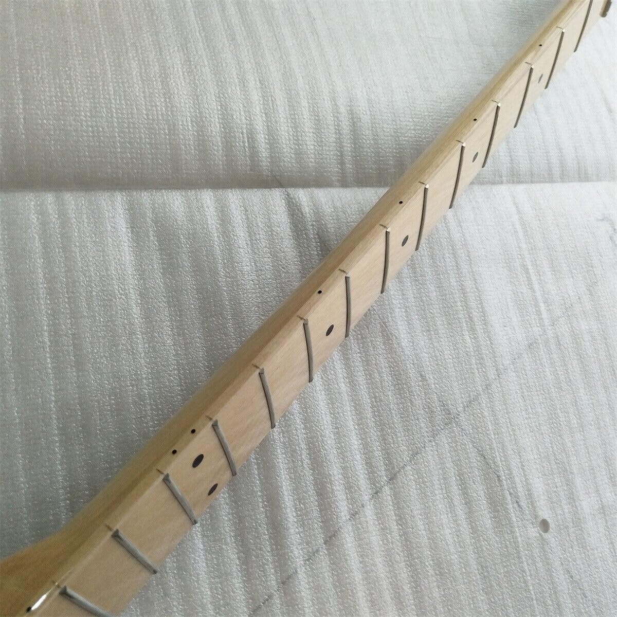 Manche de guitare basse JAZZ à 4 cordes, Style brillant, 20 frettes, touche en érable, incrustation points