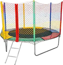 Cama Elástica Pula Pula 2,44 - Suporta 175 Kg Alta resistência - Rede com Zíper