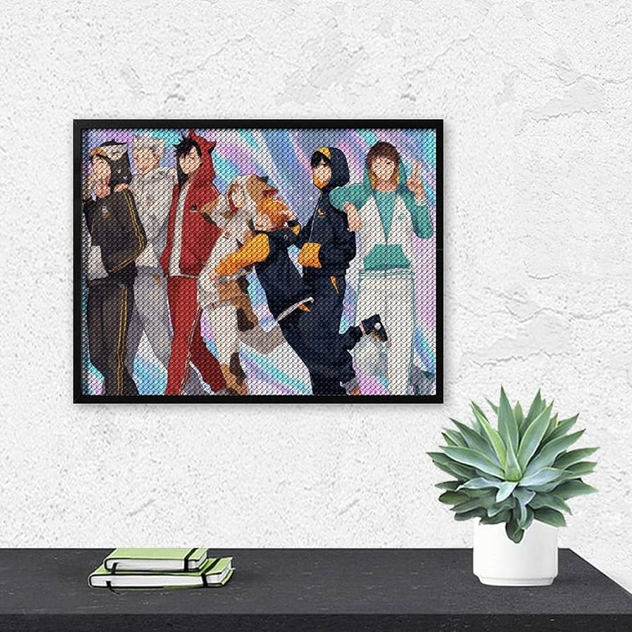Amazon | ハイキュー Haikyuu 5D ダイヤモンドアート セット