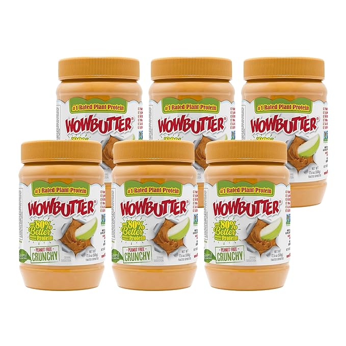 WOWBUTTER Crunchy Soy Spread Peanut Free, Tree Nut