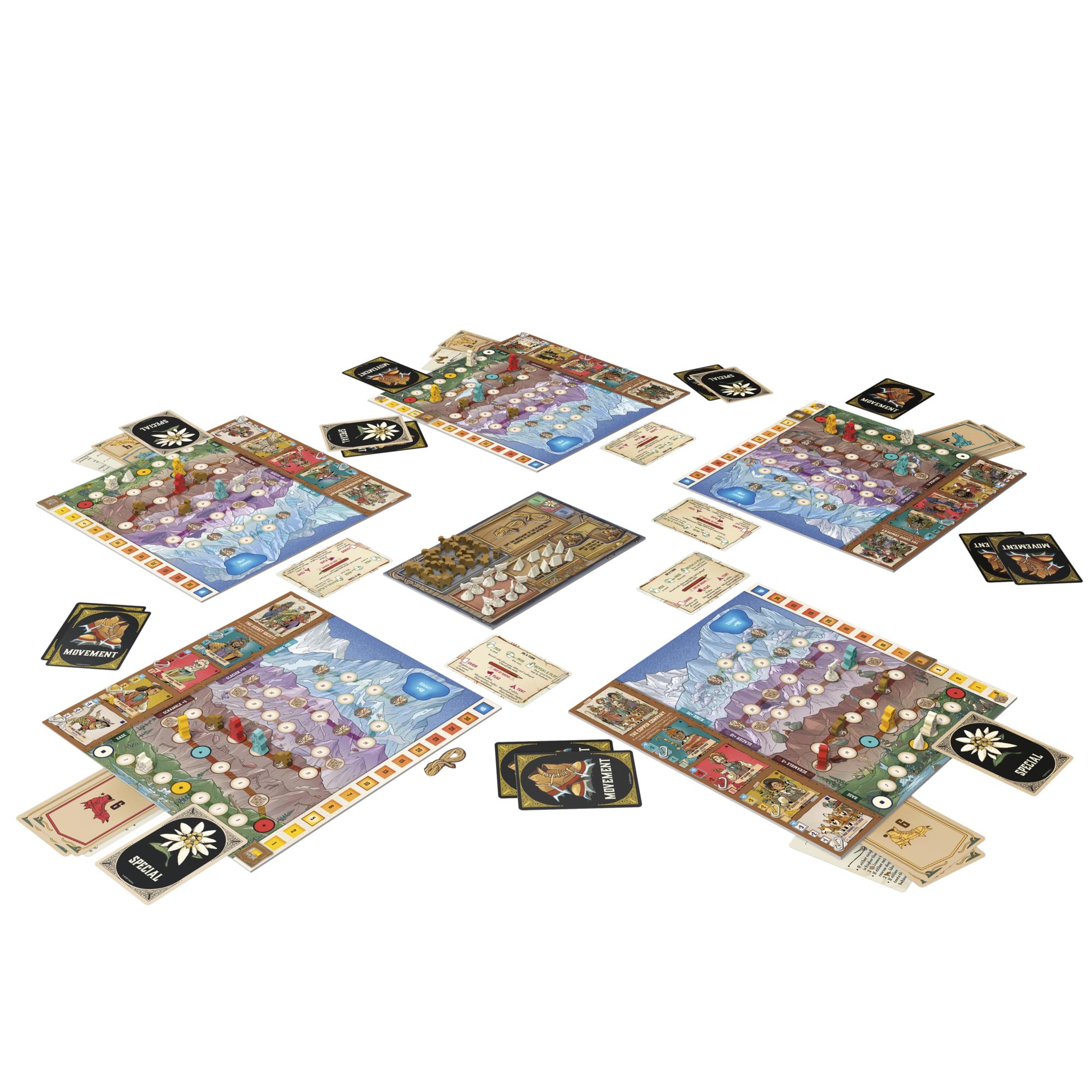 Hasbro Great Heights Board Game, Fun Strategy Game for Kids Teens and Adults, Ages 10+, 2-5 Players, 45 Mins - Image 4