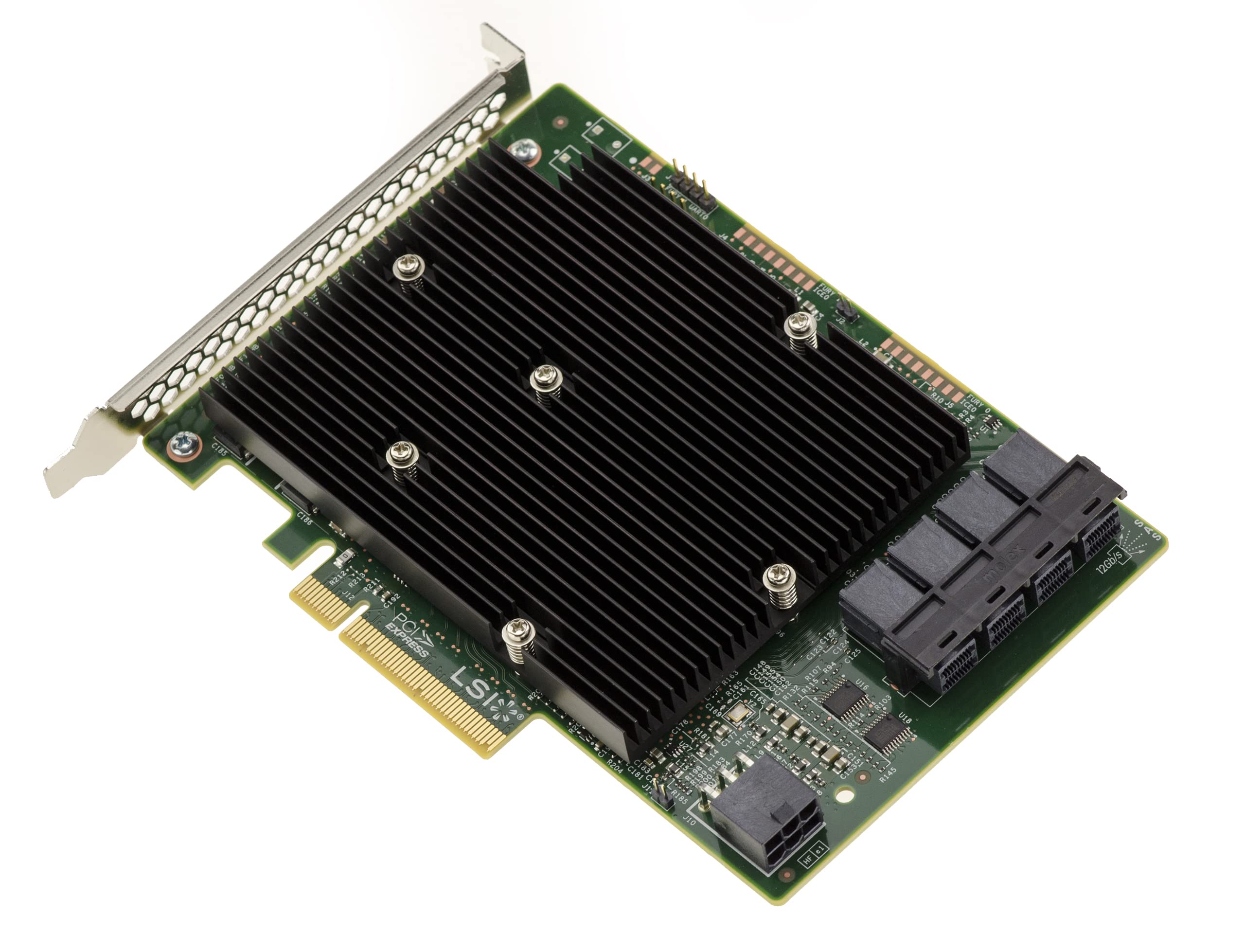 KALEA-INFORMATIQUE Carte contrôleur LSI 9300-16i PCIe 3.0 SAS/SATA 12G 16 Ports