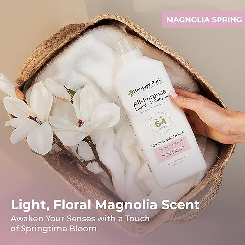 Miniatura 66 de Heritage Park - Detergente de lujo para ropa Detergente para ropa natural y enzimático probado por dermatólogos, a base de plantas, respetuoso