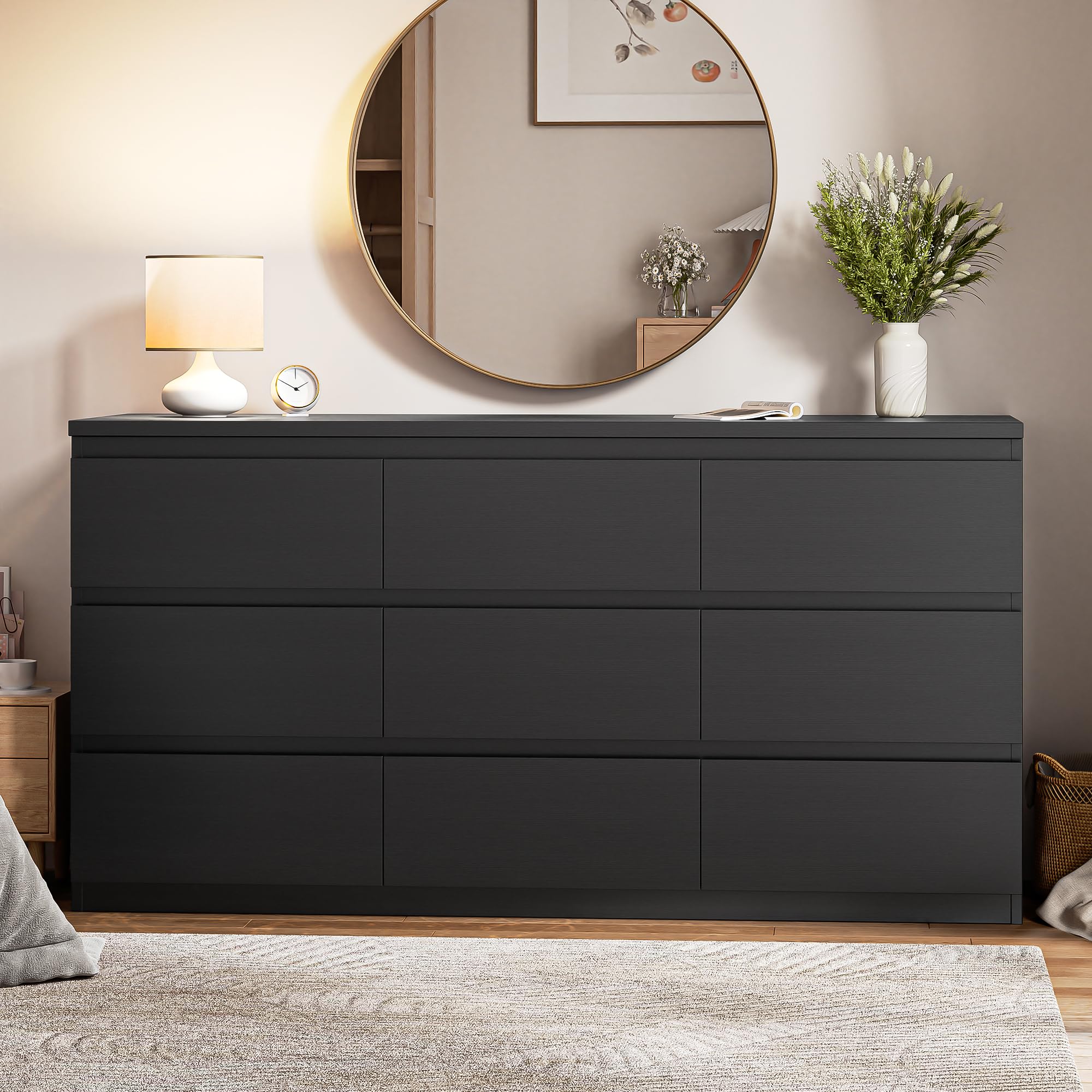 kullen 6 drawer dresser black brown IKEA 6-drawer The Ashley Maylee 6 IKEA KULLEN 6-Drawer Dresser (Black-Brown)