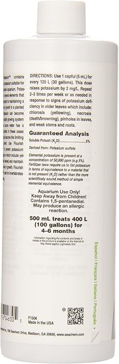 Seachem Flourish Potassium 500 ML
