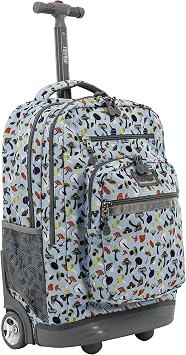 J World New York Sundance Roll Backpack, Skyshroom, One Size