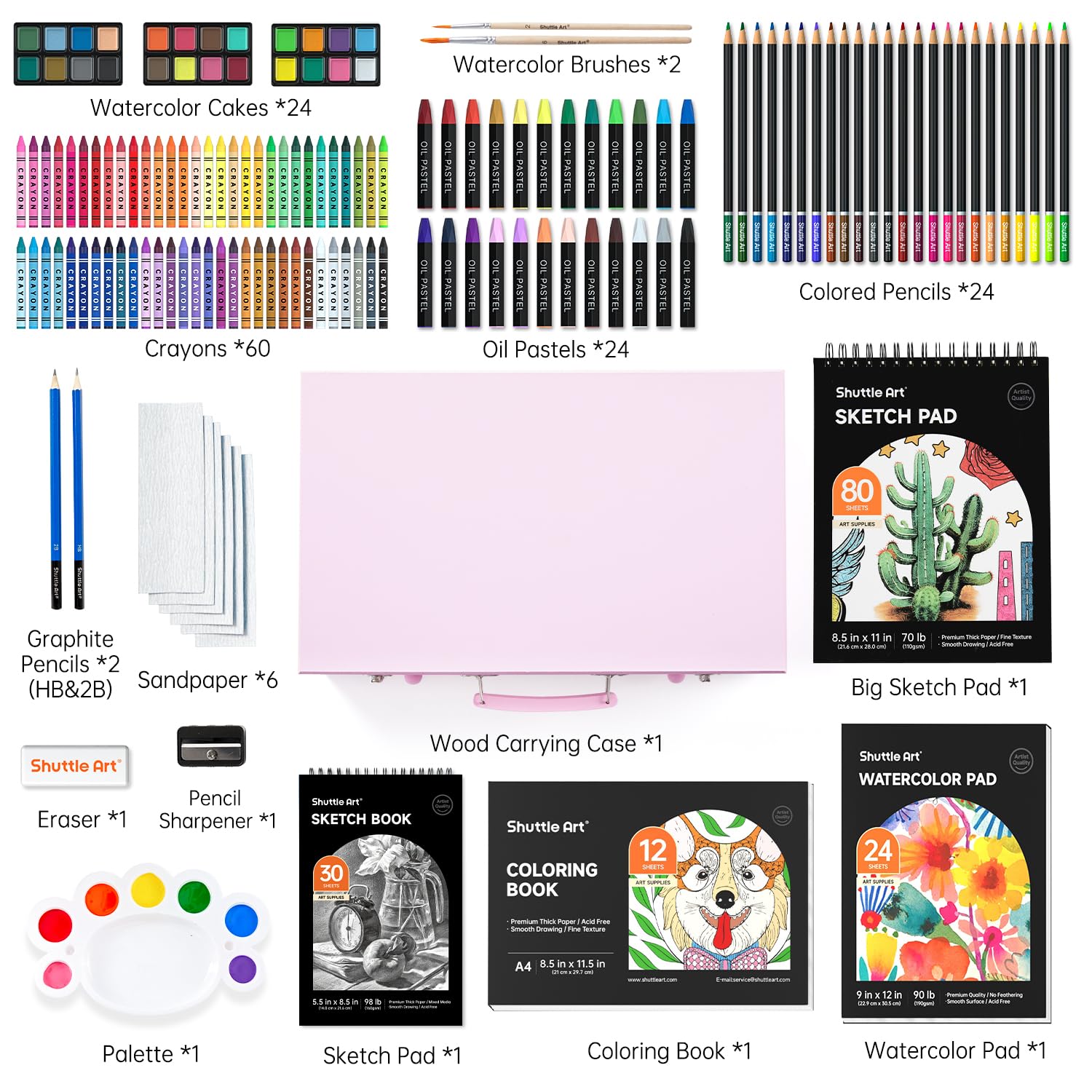 Shuttle Art お絵かきセット アートセット 画材セット 149点 色鉛 Amazon.co.jp: Shuttle Art お絵かきセット アートセット 画材セット