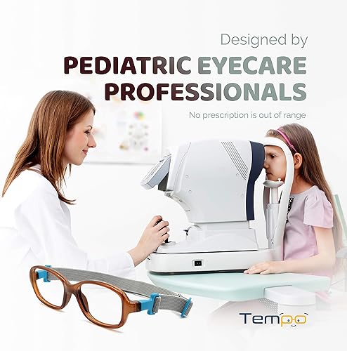 Vista 7 de Tempo Gafas irrompibles para niños - Gafas de moda flexibles para niños - 3006