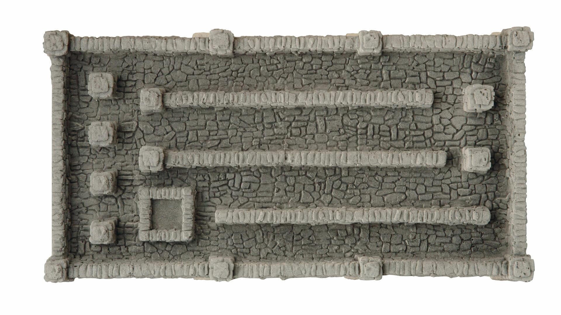 NOCH 58280 - H0 Walls Made Of Granite - New