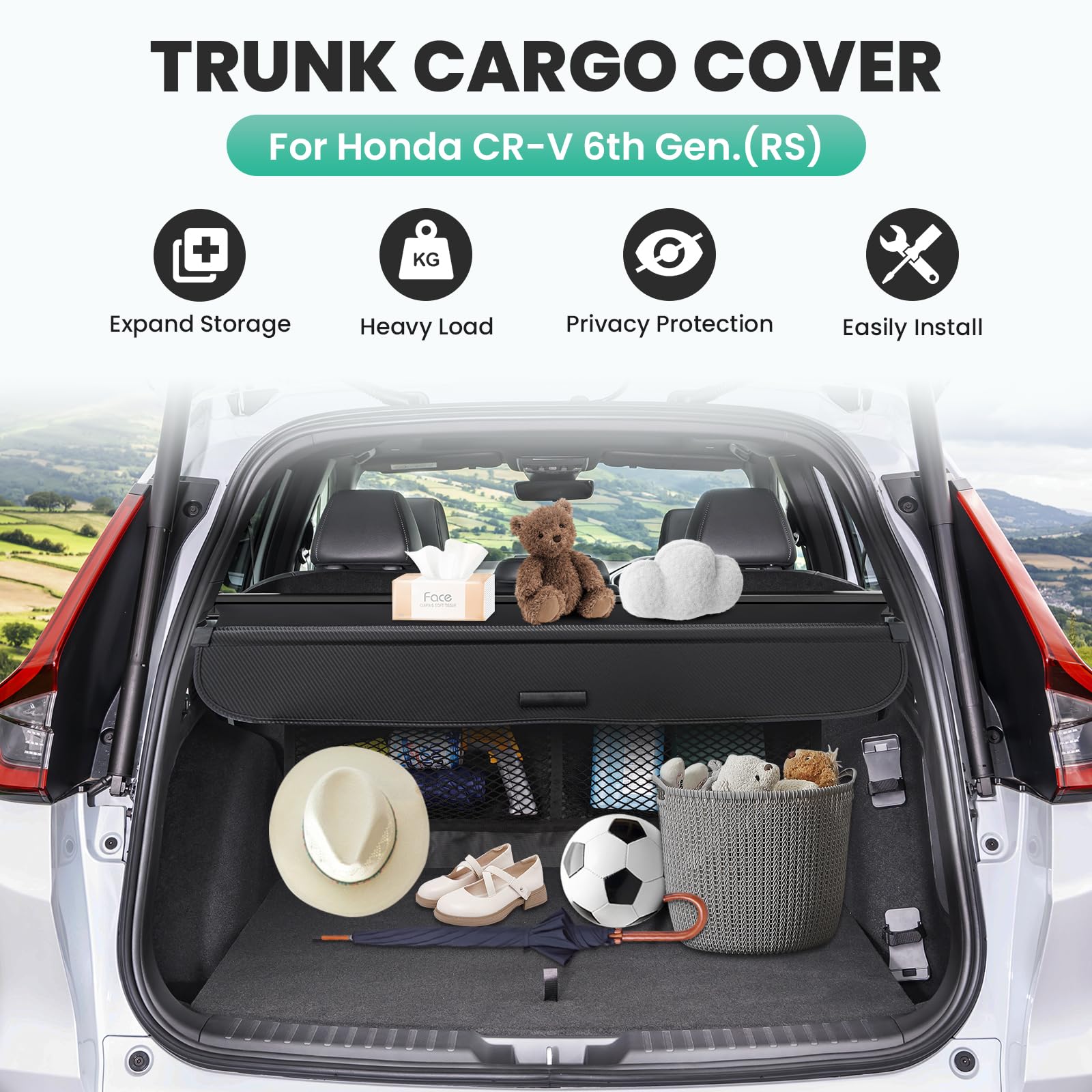 Honda Crv Trunk Accessories Aesthetic Wallpaper