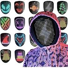 Depointer Life LED Mask Light up Masks With Gesture Sensing, Cool Toys Masks Teen Boys Gifts for Halloween Christmas Birthday