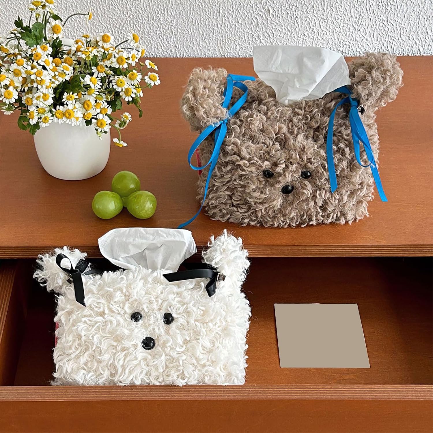 Fashionable Plush Tissue Storage Case Tissue Storage Box Household for Adults and Homemakers Daily Use Animal Shaped Napkin Holder