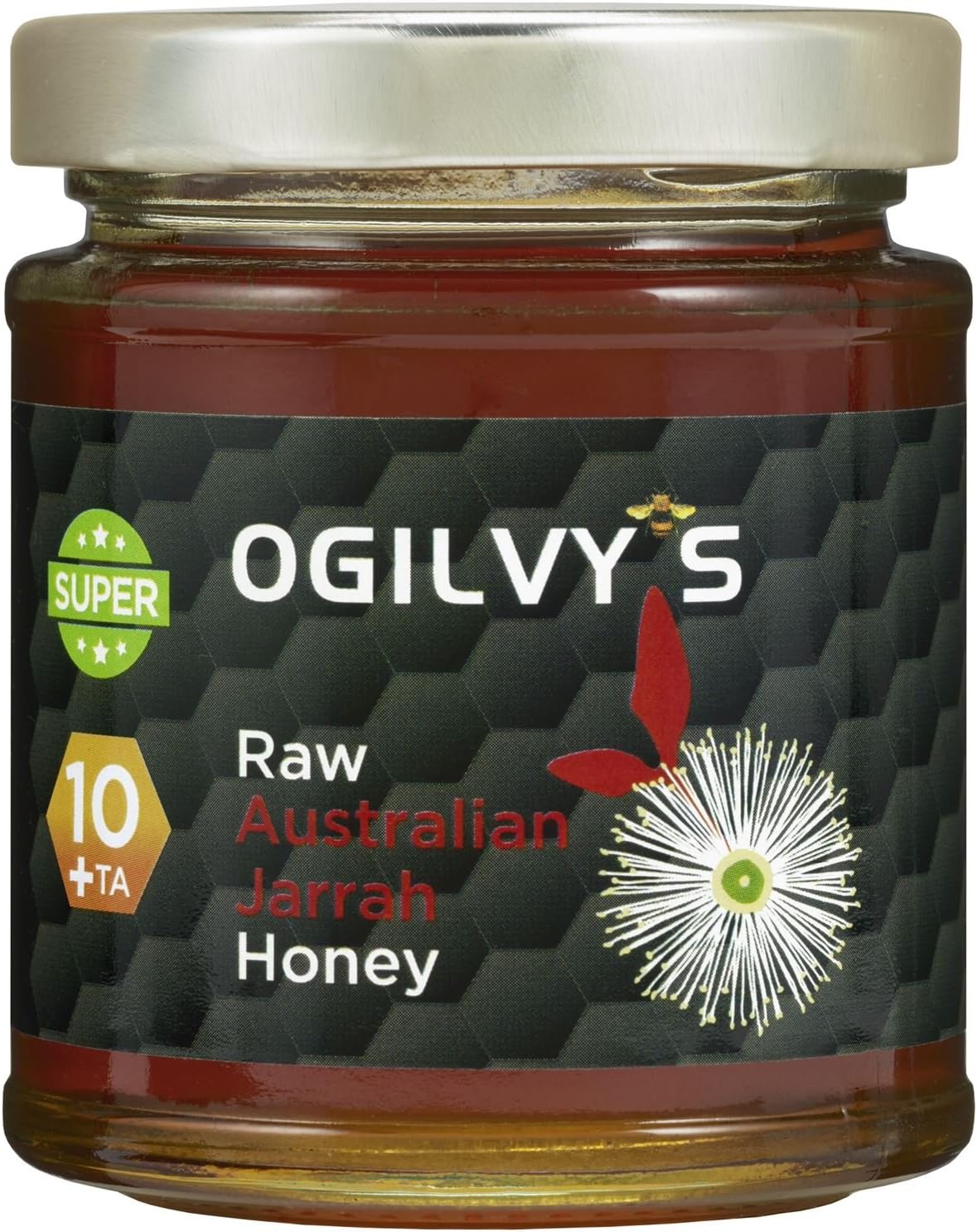 Raw Jarrah Honey 10+ TA 240g (Pack of 1)