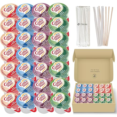 Miniatura 2 de Coffee Creamer - Paquete variado individual incluye (48 unidades) Coffee Mate Irish Cream Coffee Creamer individual, crema dulce italiana, crema de
