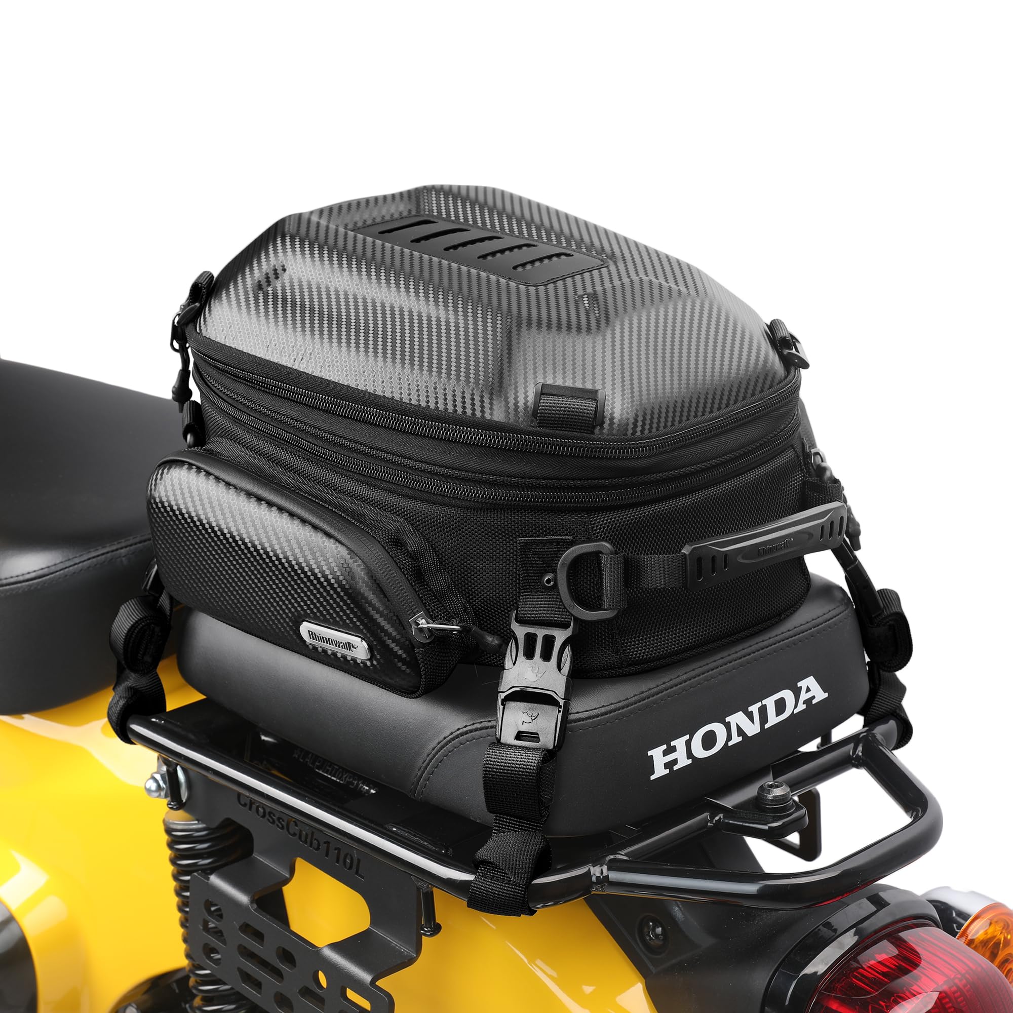 Amazon | Rhinowalk バイク用シートバッグ 12L-18L容量可変 拡張機能