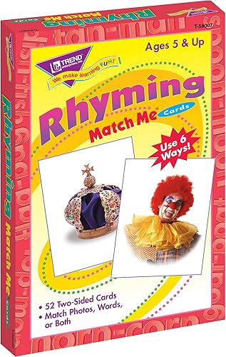 Miniatura 4 de Trend Enterprises, Inc. Rimando Palabras Match Me Tarjetas