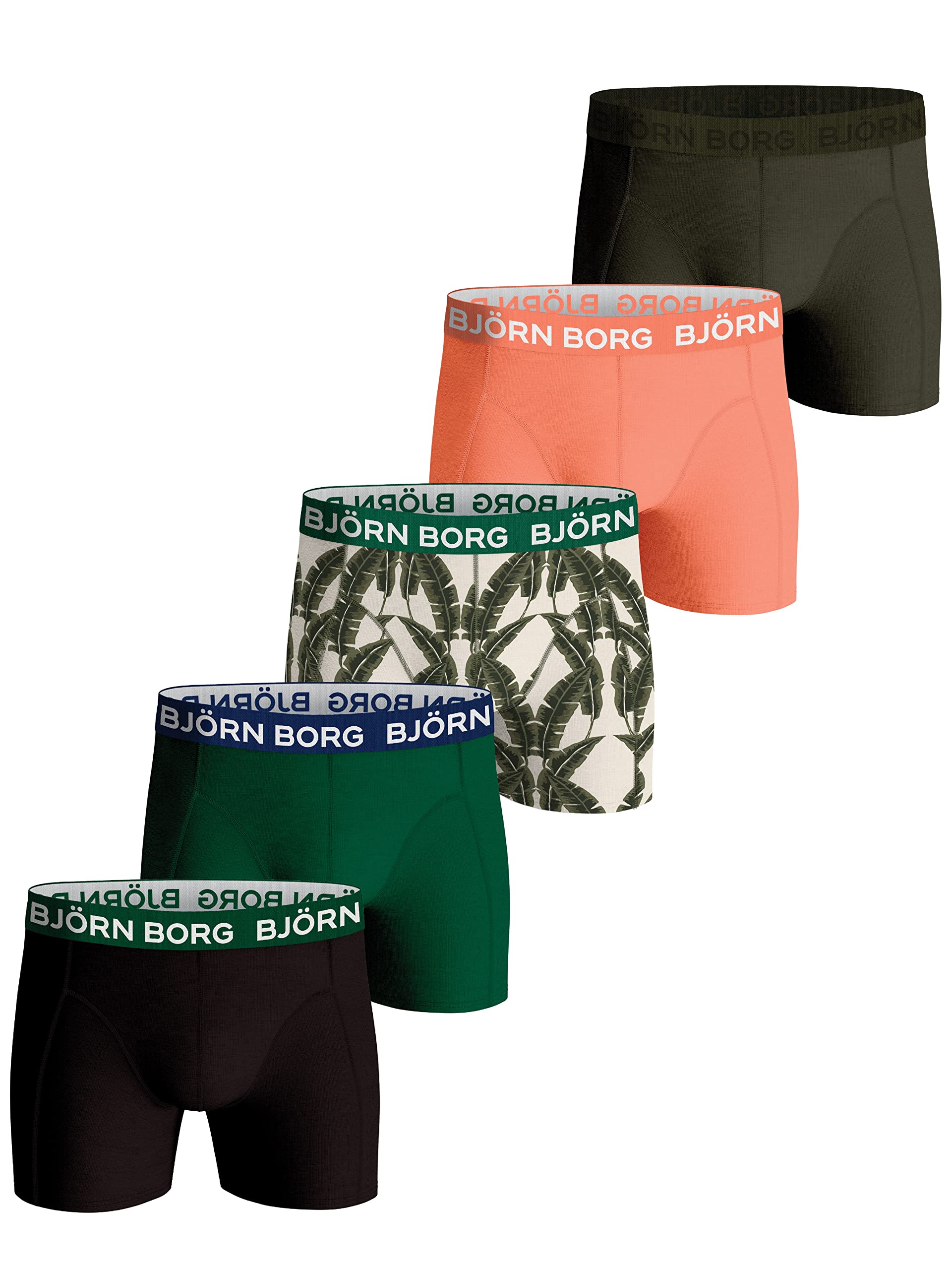 Björn Borg Men's Multipack 6 Bjorn Borg Cotton Stretch Boxer 5P Xxl