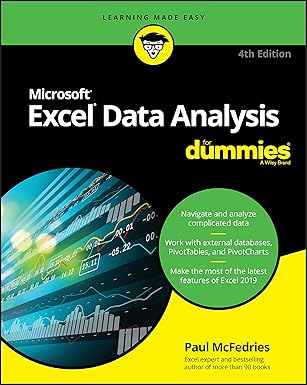 Excel Data Analysis for Dummies 4th Edition-Wow! eBook