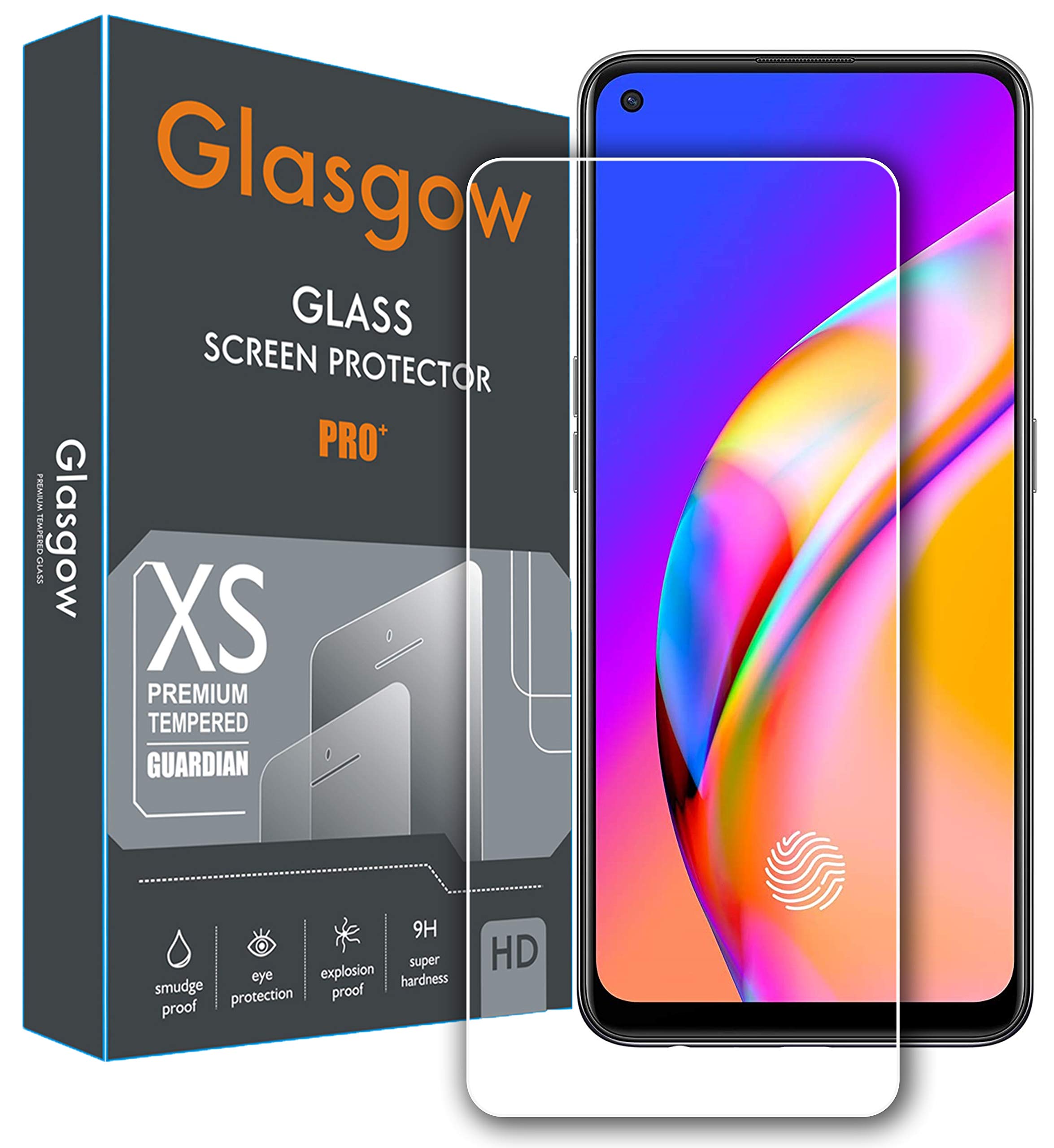 Glasgow Full Protection Tempered Glass for Oppo F19 Pro Plus 5G / F19 Pro+ 5G [Anti-Scratch] [Gorilla] [Free Cleaning Kit Included] (B08ZS97GDN) Amazon Price History, Amazon Price Tracker