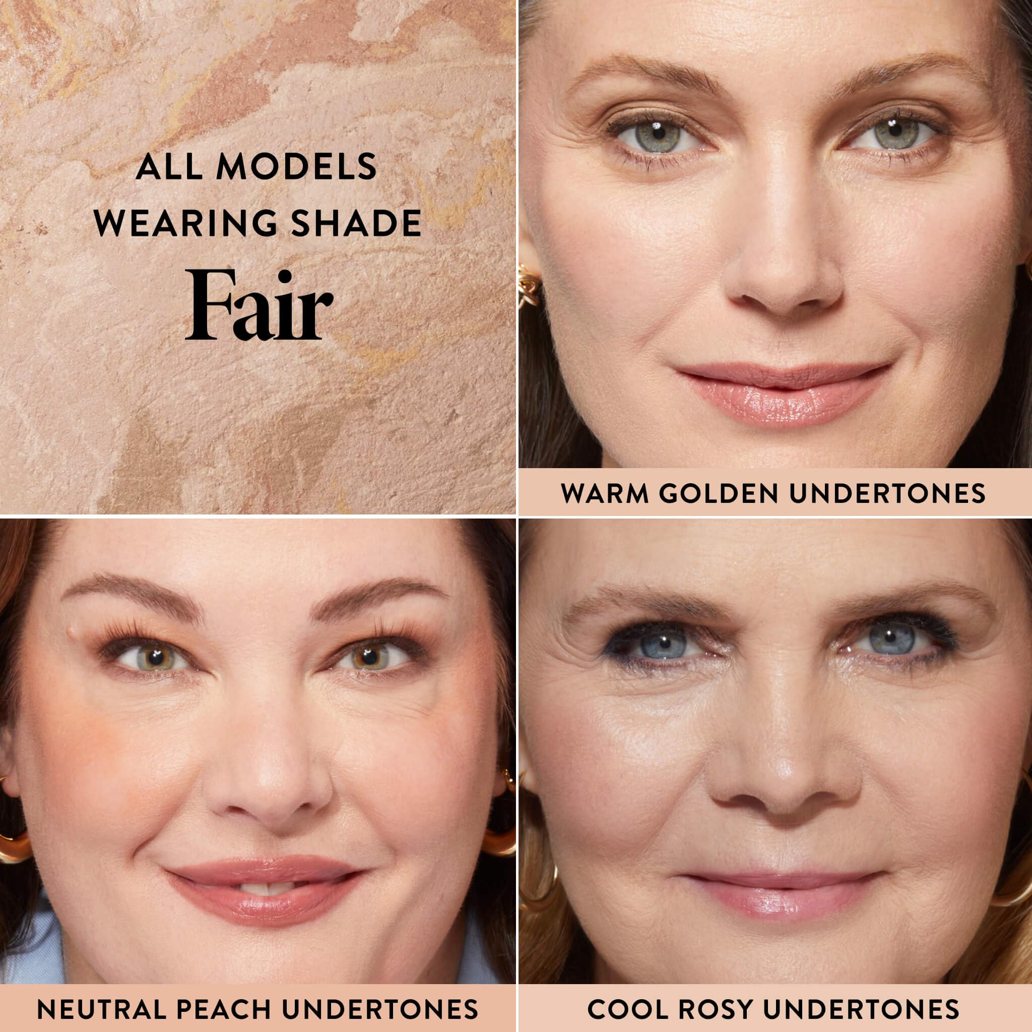 LAURA GELLER New York Baked Balance-n-Brighten puder korygujący kolor, fair, rozkładany, lekki do średniego krycia, podkład Baking Powder Up z półmatowym wykończeniem