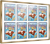 Vista 136 de Poster Palooza Marco de cómic con paspartú para 2 cómics CGC, CBCS o PGX Graded Comics – Marco de cómic negro para cómics de 8.125 x 13 pulgadas