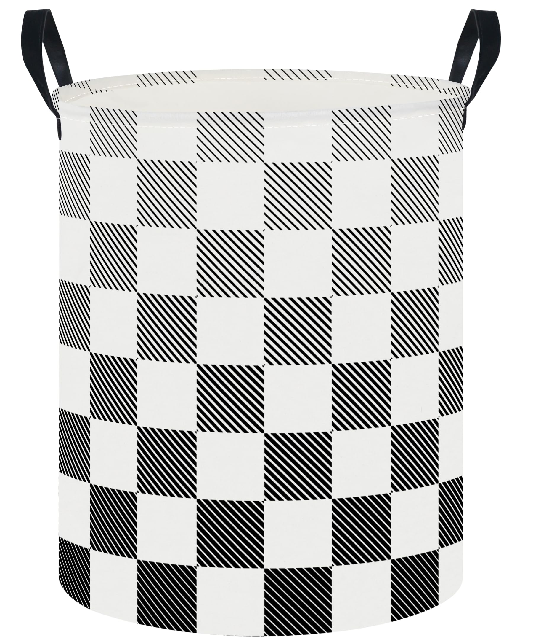 CLOCOR Large Laundry Basket,Waterproof Fabric Storage Container,Room Decor,Gift Basket(Gradient Grid)
