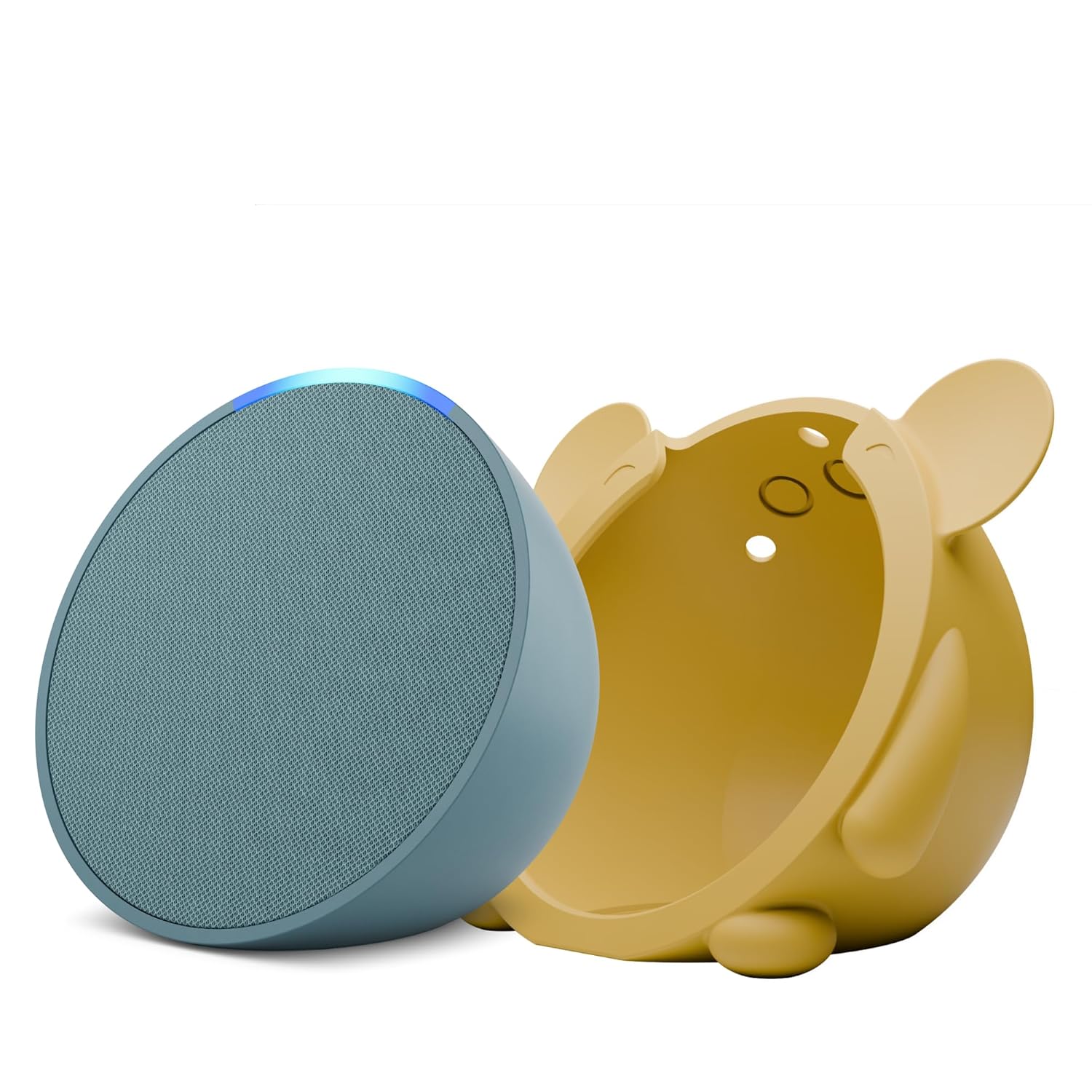 Amazon Echo Pop (Green) Smart Bluetooth Speaker | Combo for Kids aged 4+ years with Teddy Sleeve by BonKaso | Interactive learning, stories, rhymes & hands-free fun | Limited Edition | Alexa for Kids Amazon Echo Pop (Green) Smart Bluetooth Speaker | Combo for Kids aged 4+ years with Teddy Sleeve by BonKaso | Interactive learning, stories, rhymes & hands-free fun | Limited Edition | Alexa for Kids