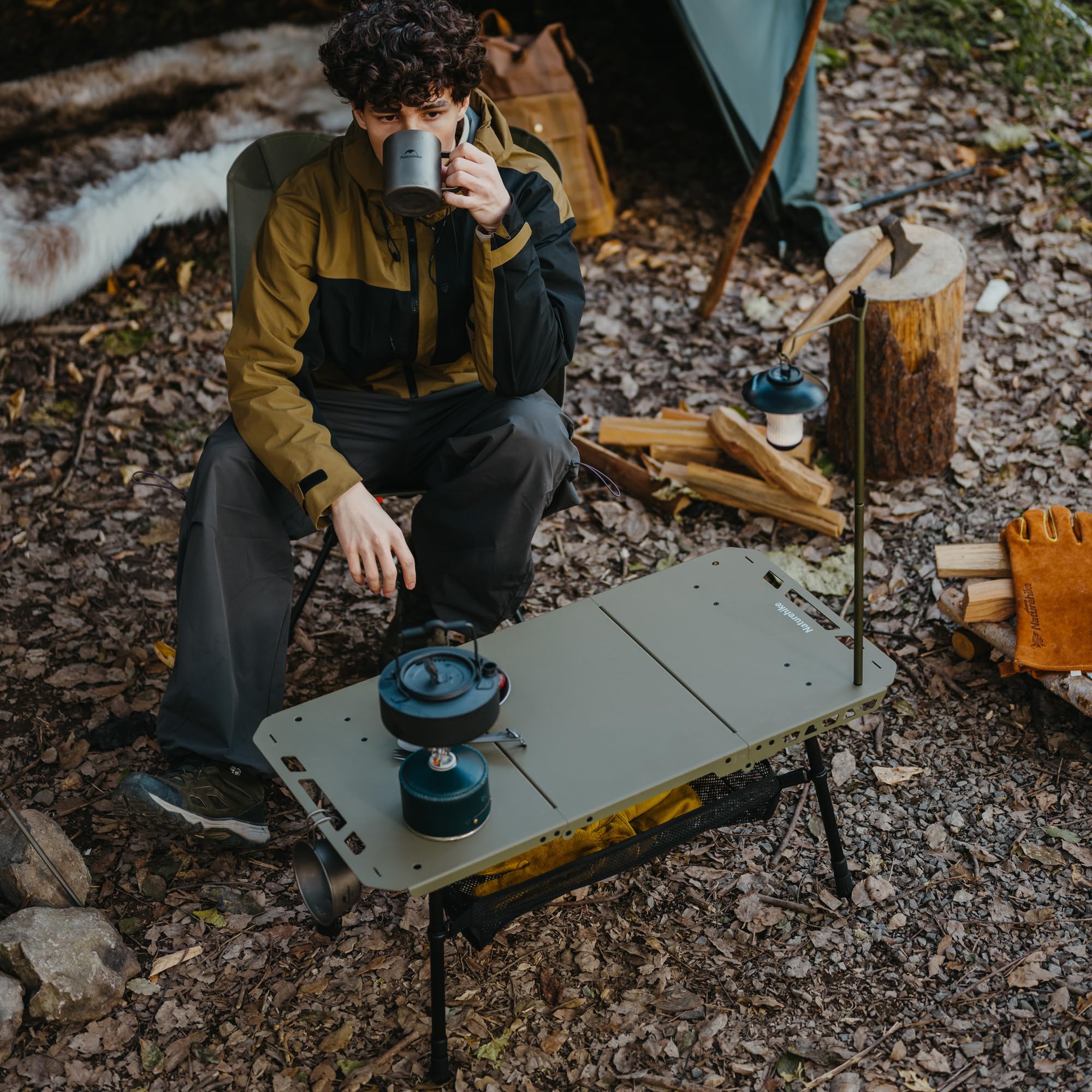 Amazon.co.jp: Naturehikeタクティカルキャンプテーブル、アウトドア