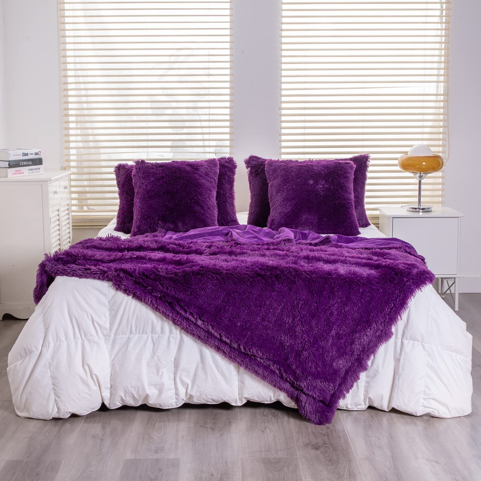 Couverture en fausse fourrure haut de gamme microfibre douce lit simple YUSOKI