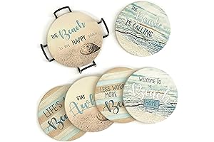 PANCHH Beach Themed Coasters
