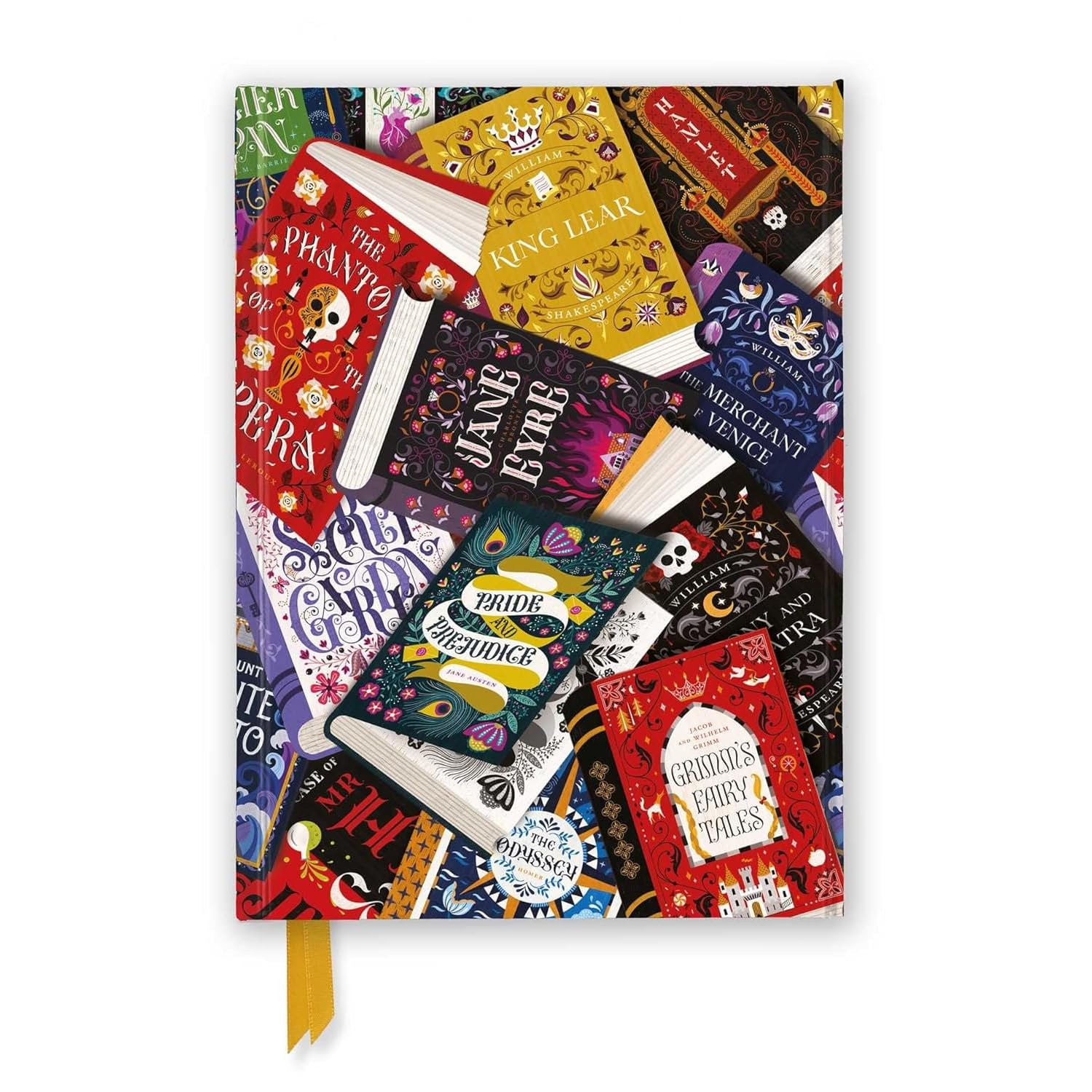 Flame Tree Notebooks Ser.: Jenny Zemanek: Classics Cascade (Foiled Journal) ...