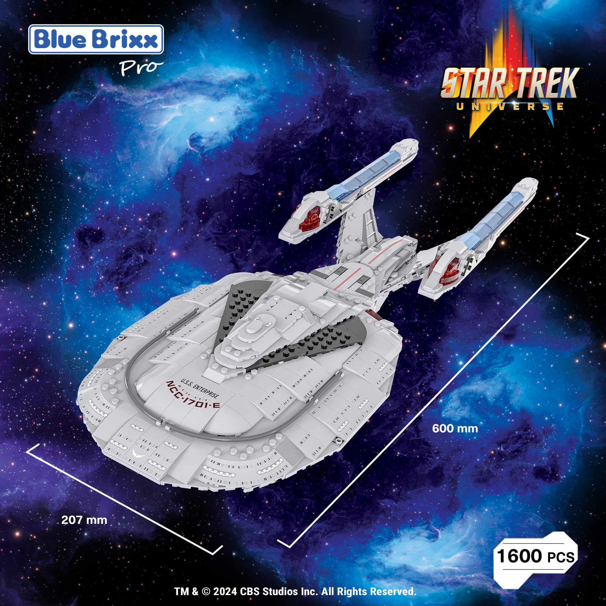 BlueBrixx Star Trek USS Enterprise NCC-1701-E Star Trek Set Model