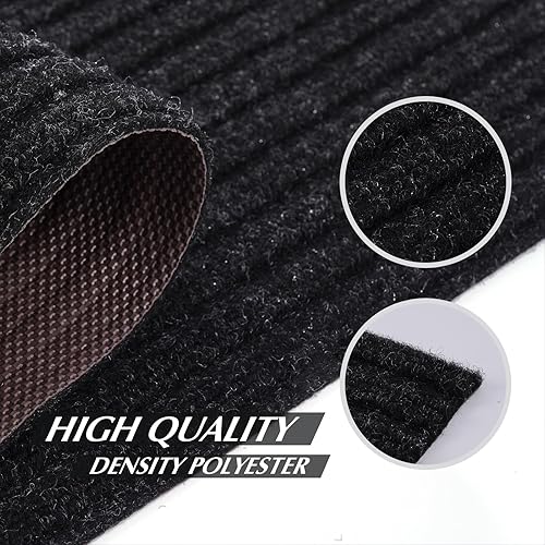 Miniatura 4 de Alfombra de pasillo para exteriores e interiores, 2 x 6 pies, tamaños personalizados, antideslizante, con respaldo de goma antideslizante, alfombras