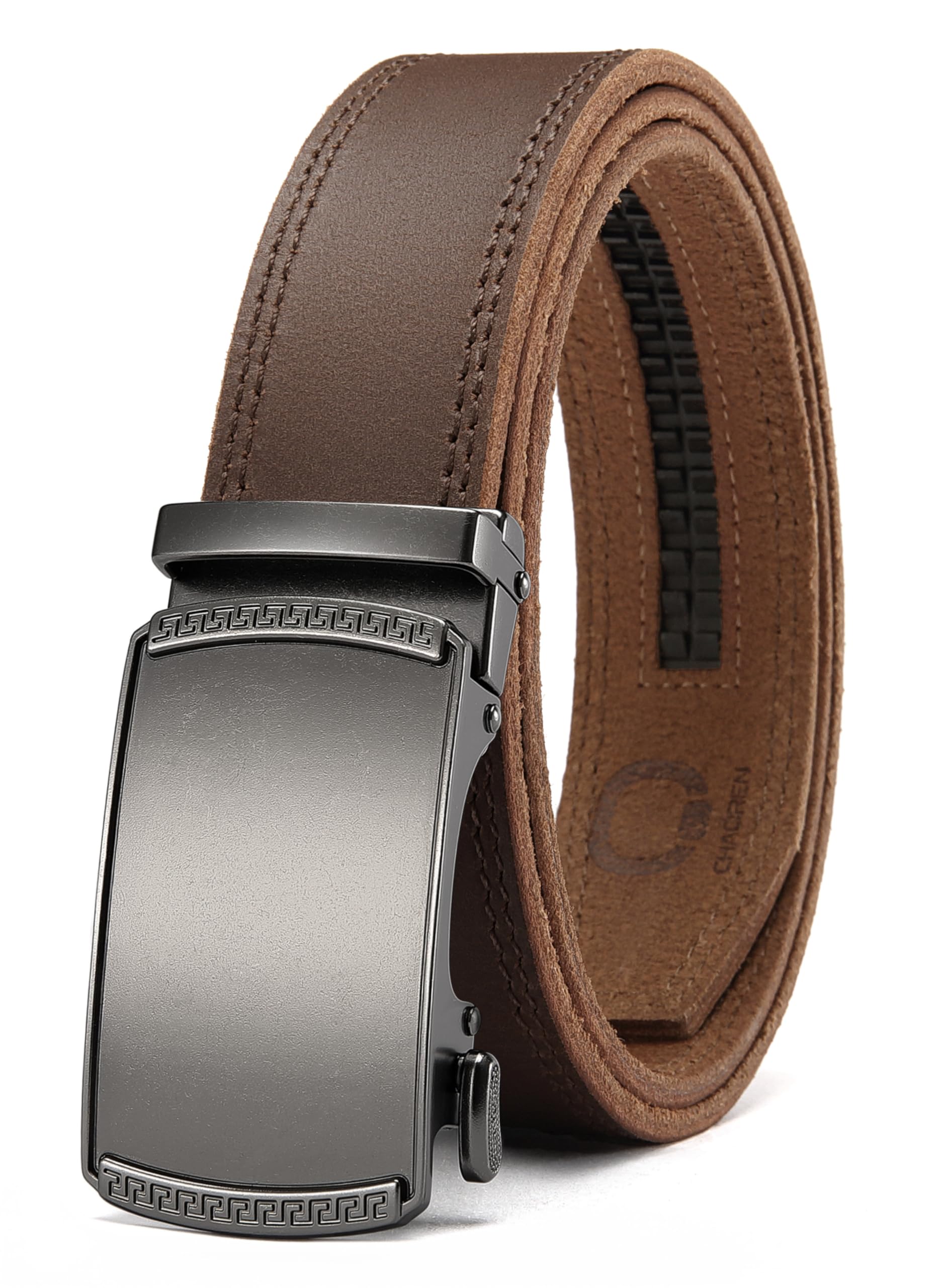 CHAOREN Belts for Men - Ratchet Leather Mens Belt 1 3/8" for Jeans - Fits Everywhere — view 9