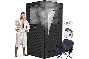 Portable Steam Sauna for Home with Large Portable Sauna Box